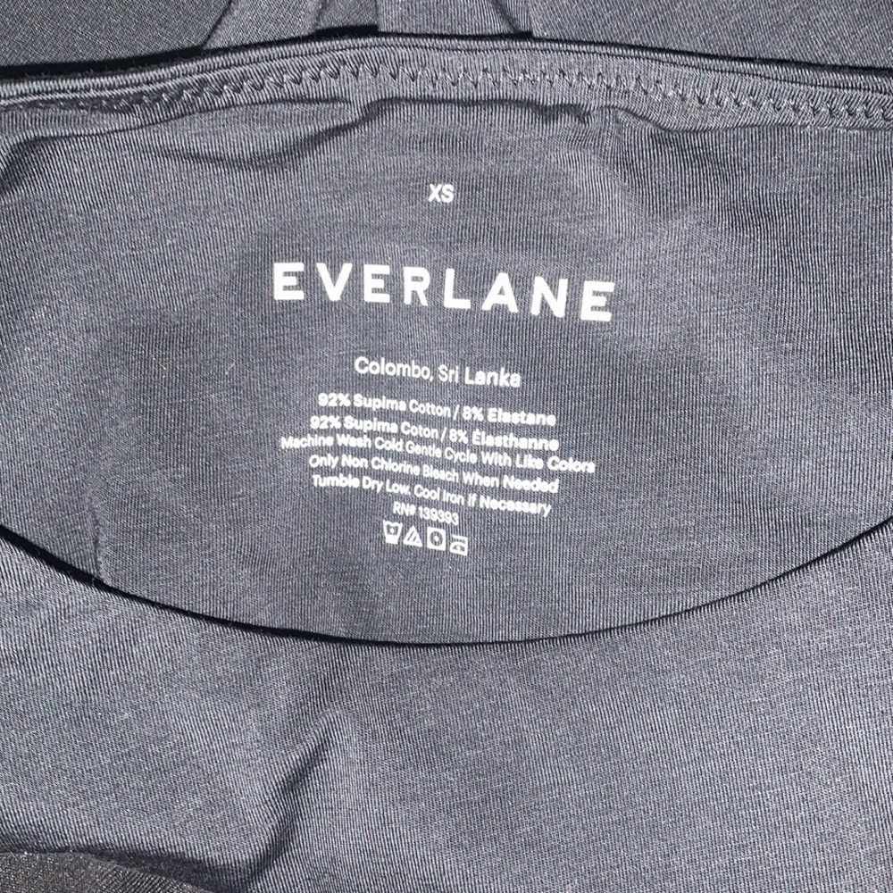Everlane The Cutaway Tank Bodysuit Black bikini Body Suit Women’s NWOT - Picture 7 of 12